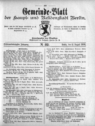 1906,21: No. 32, 12. August 1906