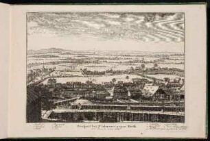 3. Prospect bey St. Iohannes gegen Fürth. - Johannisfriedhof, Nürnberg; Johannisstraße, Nürnberg; Fürth (Bayern); Fürth-Poppenreuth; Nürnberg-Doos; Nürnberg-Muggenhof; Nürnberg-Wetzendorf