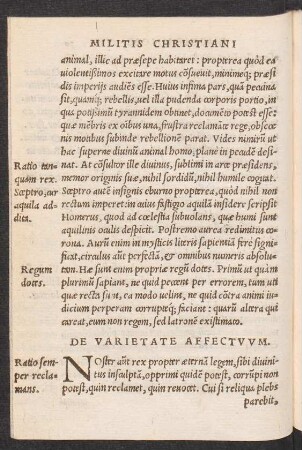 De Varietate Affectuum.