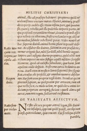 De Varietate Affectuum.
