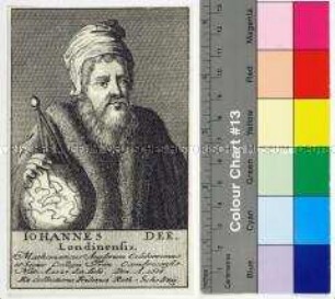 Porträt des britischen Mathematikers und Geographen John Dee