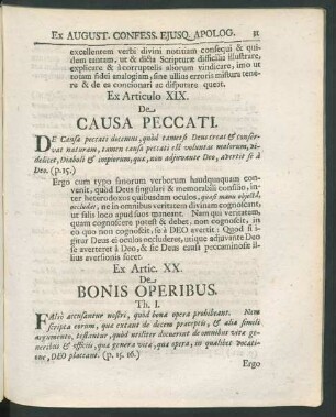 Ex Artic. XX. De Bonis Operibus.