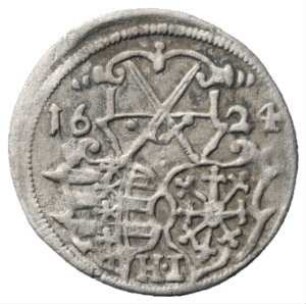 Fundmünze, Dreier (NZ), 1624