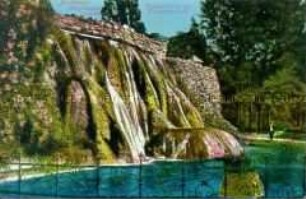 Der Wasserfall an der Margareteninsel in Budapest