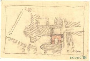 Fischer, Theodor; Würzburg, Münsterplatz; Sparkasse - Lageplan