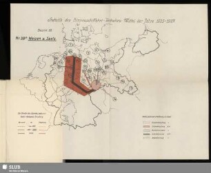 Statistik des Binnenschiffahrt-Verkehrs: Mittel der Jahre 1925 - 1927. Bezirk: 20. Nr. 28a: Weizen u. Spelz