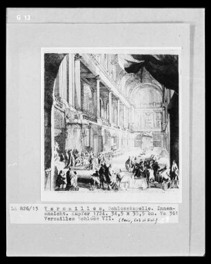 Versailles: Innenansicht der Schlosskapelle