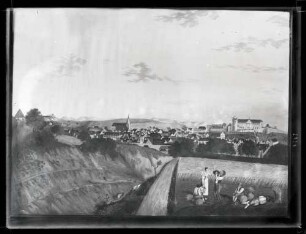 Ansicht vom Schloß und Stadt nach Norden