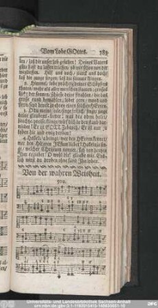 Von der wahren Weisheit.