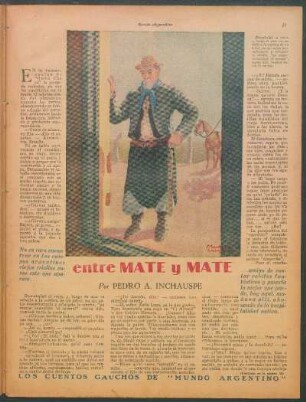 Entre mate y mate : Los cuentos gauchos de "Mundo Argentino"
