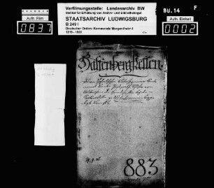 Papierurkunden betr. Herrschaft Weikersheim