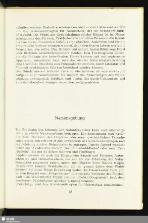 Namensgebung