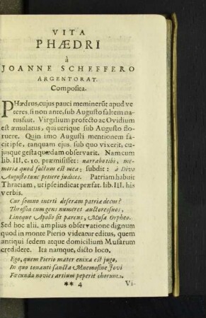 Vita Phaedri à Joanne Scheffero Argentorat. [u. a.]