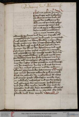 Auslegung des Almanach