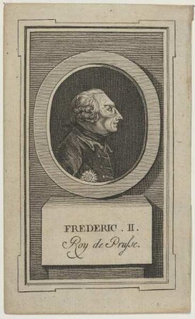 Bildnis des Frederic. II. de Prusse