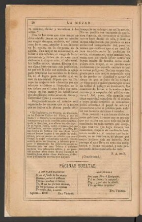 Páginas sueltas.