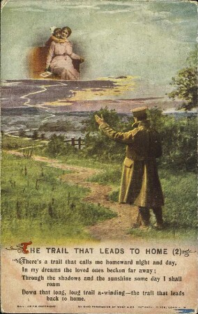 The trail that leads to home (2) There's a trail that calls me homeward night and day [...]
