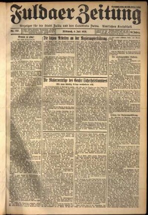 Ausgabe vom Mittwoch, den 04. Juli 1928.