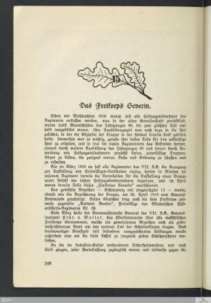 Das Freikorps Severin
