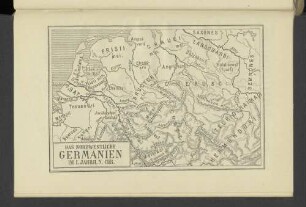 Das nordwestliche Germanien im I. Jahrh. n. Chr.