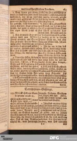 Catechismus-Gesänge.