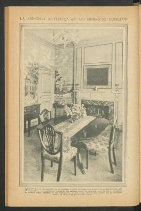 La armonía artística en un hermoso comedor - [Fotografía]