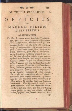 De Officiis Liber Tertius