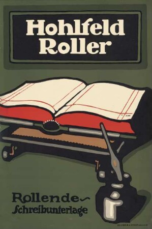 Hohlfeld Roller Rollende Schreibunterlage