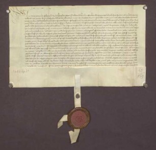 Pfalzgraf Otto von Mosbach verspricht dem Stift zu Mosbach, die 1.000 Gulden zu bezahlen und vorläufig zu verzinsen, die dieses, unter Verpfändung des von Dieter von Bödigheim erworbenen Zehnten zu Neckarburken von Ulrich von Bettendorff geliehen hat.