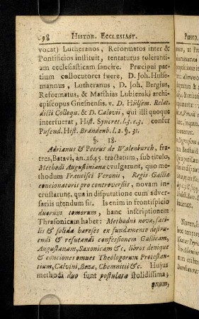 698-701, Sectio III § 18 - 21