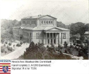 Darmstadt, Hoftheater / Ansicht von Süden