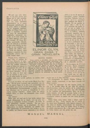 Elinor Glyn - gran dama y gran novelista