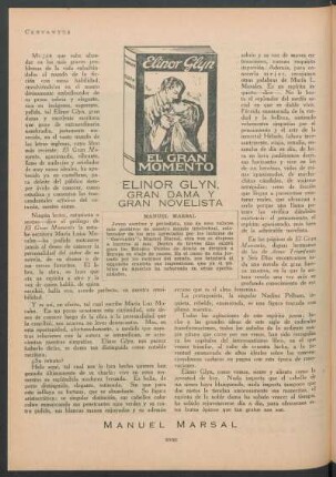 Elinor Glyn - gran dama y gran novelista