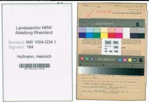 Entnazifizierung Heinrich Hufmann , geb. 12.09.1908 (Arzt)