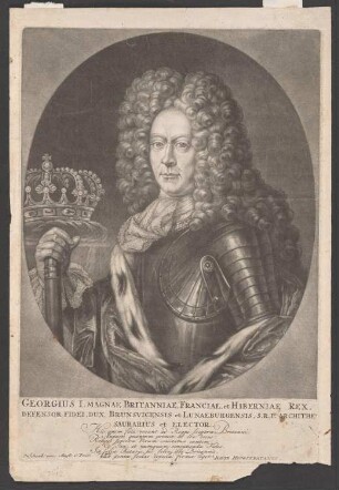 Porträt Georg I., König von England (1660-1727)