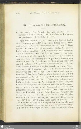 20. Thermometrie und Ausdehnung
