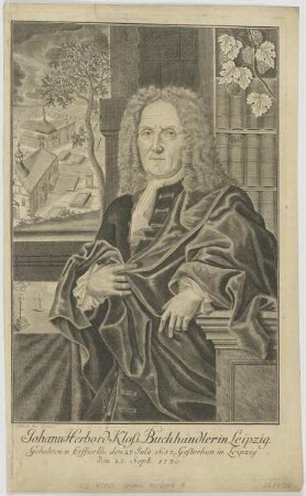 Bildnis des Johann Herbord Kloß