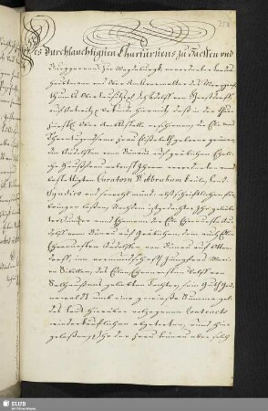 Des Durchlauchtigsten Churfürstens zu Sachsen und... [Kaufvereinbarungen betreffend Gut Grünewald, 1627]