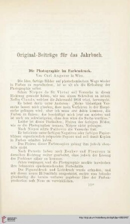 2: Die Photographie im Farbendruck
