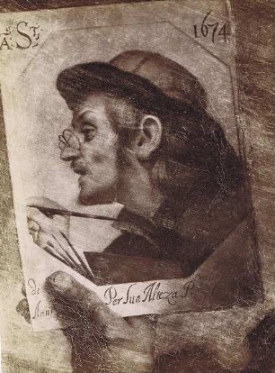 Carlo Dolci: Selbstporträt. Galleria degli Uffizi, Florenz