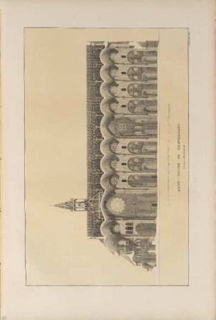 Illustration: Abtei-Kirche Zu Heisterbach. Längen-Durchschnitt.