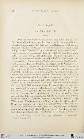 Zehntes Kapitel: Correggio