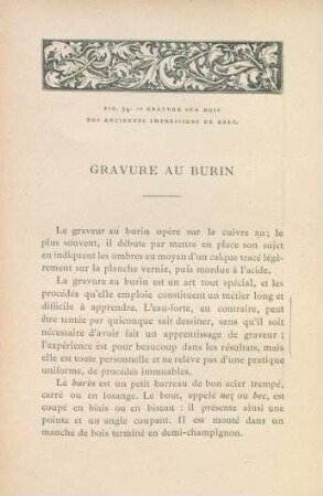 Gravure au burin