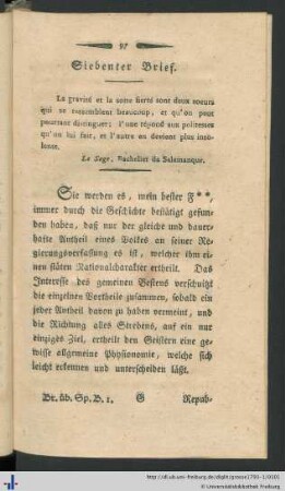 Siebenter Brief