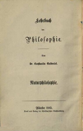 Lehrbuch der Philosophie. 6