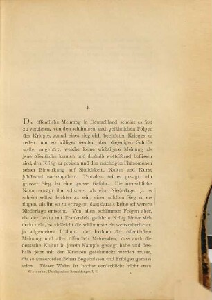 Nietzsches Werke, 2,1. Unzeitgemässe Betrachtungen, erstes und zweites Stück
