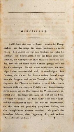 Reise in die Aequinoctial-Gegenden des neuen Continents in den Jahren 1799, 1800, 1801, 1802, 1803 und 1804, 1