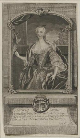 Bildnis der Fürstin Hedwig Sophia von Anhalt-Bernburg