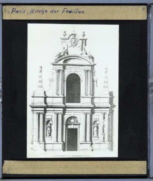 Paris, Kirche der Fenillan yy : Fassade