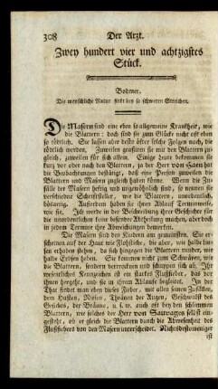 Zwey hundert vier und achtzigstes Stück